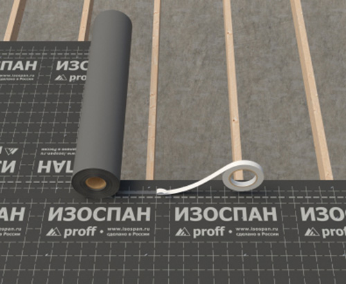 Изоспан KL+, 25 м, Усиленная двухсторонняя клейкая лента